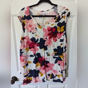 Old Navy floral tank 3x